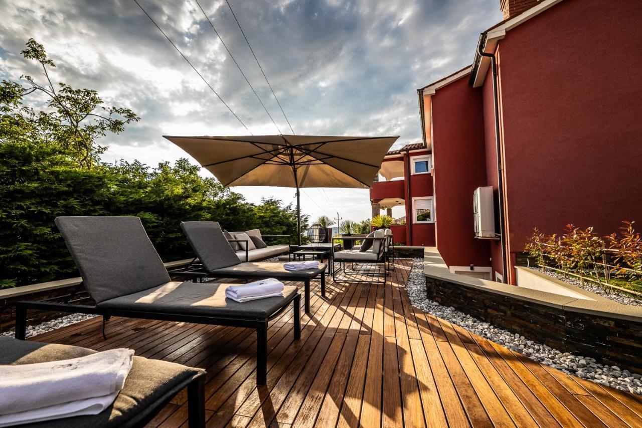 Villa Sunset Pool & Spa Apartments Zgornje Skofije Zewnętrze zdjęcie