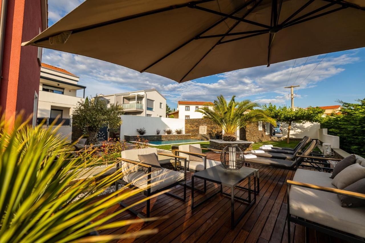 Villa Sunset Pool & Spa Apartments Zgornje Skofije Zewnętrze zdjęcie